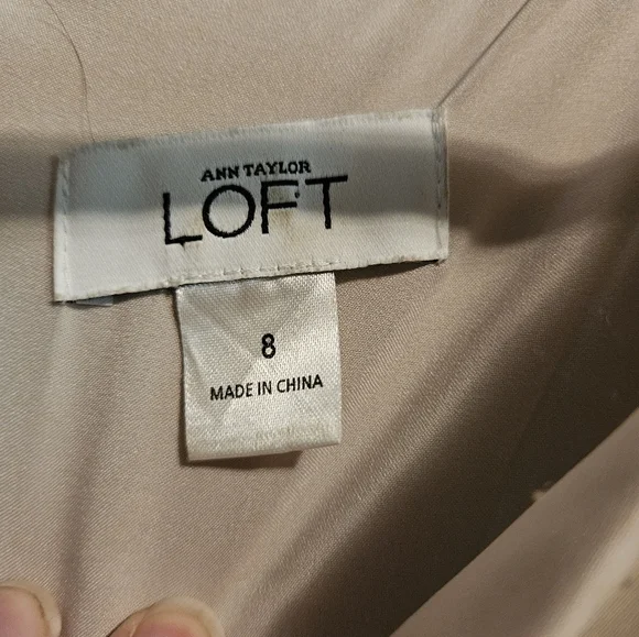 Neutral Chiffon Dress - Picture 2 of 3